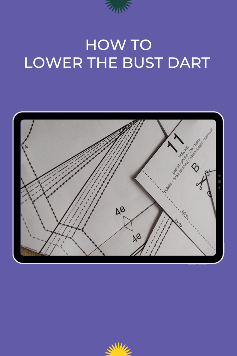 How To Lower The Bust Dart